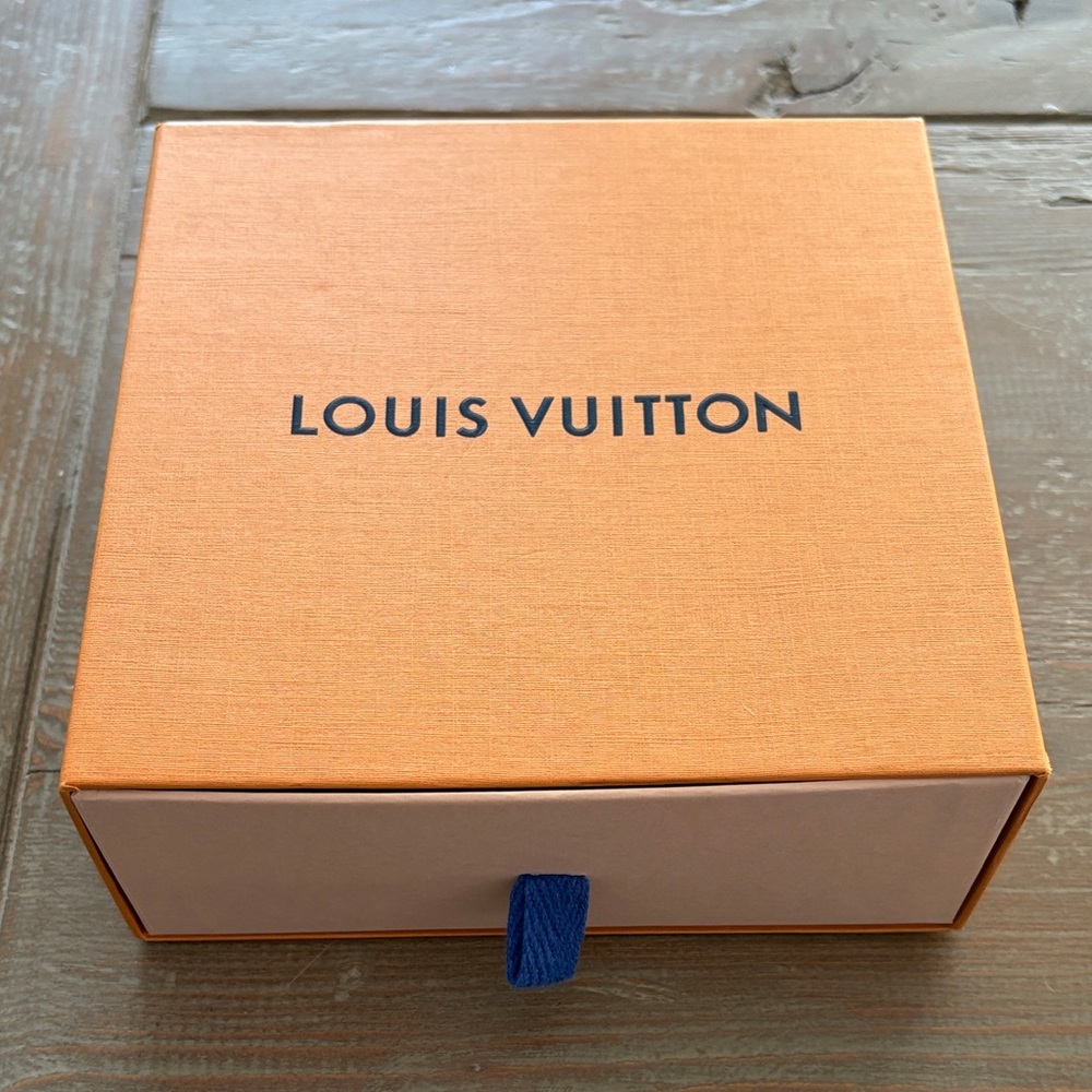 Louis Vuitton Orange Gift Box with Blue Tab